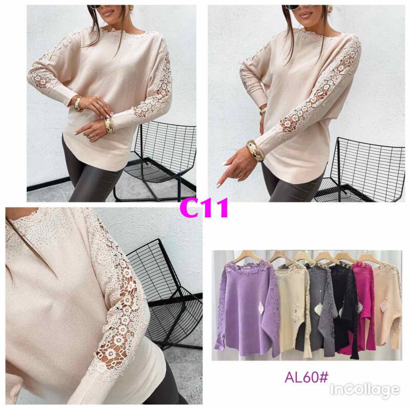 Bluzki damskie Roz L-3XL, Mix Kolor .Paczka 10 szt